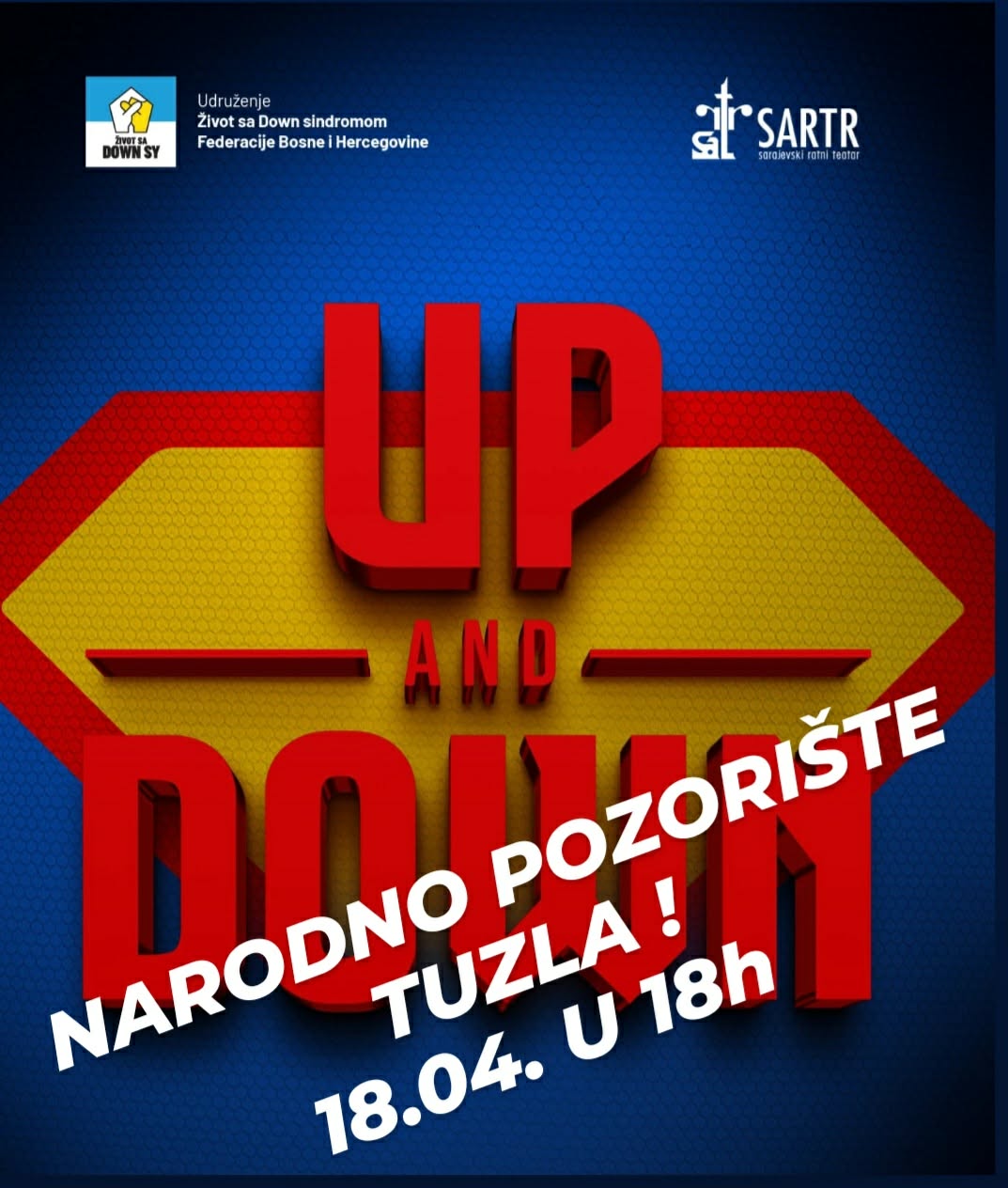 Dokumentarna predstava „UP AND  DOWN“ 18. Aprila gostuje u Narodnom pozorištu Tuzla